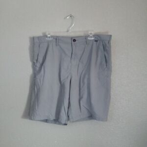 Hurley Gray Flat Front Shorts Casual Style ( Bag K )